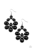 In Crowd Couture Black Paparazzi Earrings All Eyes On U Jewelry Store