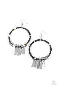 Garden Chimes Black Paparazzi Earrings All Eyes On U Jewelry Store