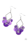 Pomp And Circumstance Purple Paparazzi Earrings All Eyes On U Jewelry 