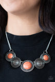 Canyon Cottage Orange Paparazzi Necklace All Eyes On U Jewelry Store