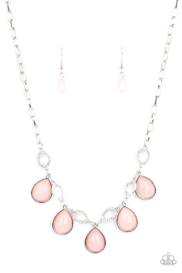 Majestically Mystic - Pink Paparazzi Necklace All Eyes On U Jewelry