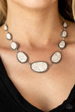 Elemental Eden White Paparazzi Necklace All Eyes On U Jewelry Store