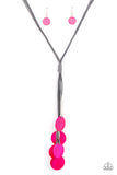 Tidal Tassels Pink Paparazzi Necklace All Eyes On U Jewelry Store