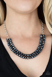 May The FIERCE Be With You Blue Paparazzi Necklace All Eyes On U 