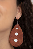 Rustic Torrent Brown Paparazzi Earrings All Eyes On U Jewelry Store 