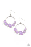 Beautifully Bubblicious Purple Paparazzi Earrings All Eyes On U 