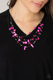 Prismatic Pebbles Pink Paparazzi Necklace All Eyes On U Jewelry 