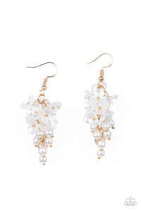 Bountiful Bouquets Gold Paparazzi Earrings