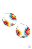 Rainbow Horizons Multicolor Paparazzi Earrings All Eyes On U Jewelry