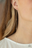 Dauntlessly Dainty Gold Paparazzi Earrings All Eyes On U Jewelry Store