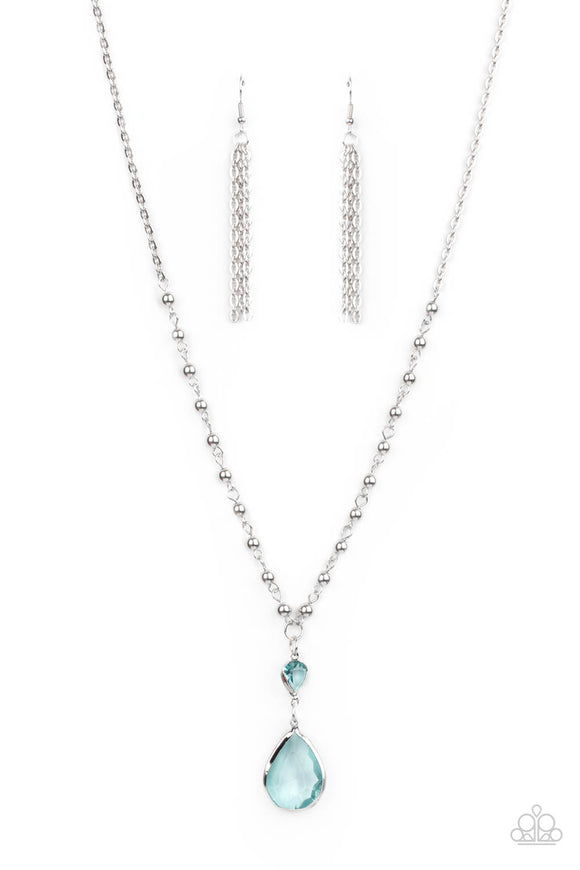 Titanic Splendor Blue Paparazzi Necklace All Eyes On U Jewelry Store