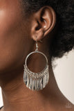 Radiant Chimes Silver Paparazzi Earrings All Eyes On U Jewelry