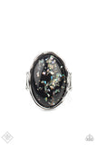 Glittery With Envy Black Paparazzi Ring All Eyes On U Jewelry Store