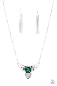 You the TALISMAN! Green Paparazzi Necklace All Eyes On U Jewelry