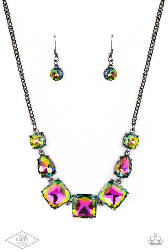 Unfiltered Confidence - Multicolor Paparazzi Necklace