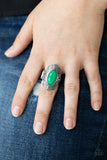Taj Mahal Trendsetter Green Paparazzi Ring All Eyes On U Jewelry Store