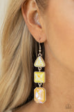 Cosmic Culture - Yellow Paparazzi Earrings All Eyes On U jewelry