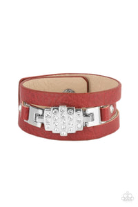 Ultra Urban Red Paparazzi Bracelet All Eyes On U Jewelry Store