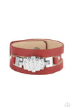 Ultra Urban Red Paparazzi Bracelet All Eyes On U Jewelry Store