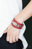 Ultra Urban Red Paparazzi Bracelet All Eyes On U Jewelry Store