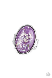Glittery With Envy Purple Paparazzi Ring All Eyes On U Jewelry
