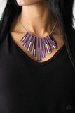 FAN-tastically Deco Purple Paparazzi Necklace All Eyes On U Jewelry 