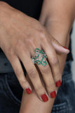 Billowing Beauty Green Paparazzi Ring All Eyes On U Jewelry Store