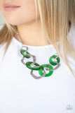 Urban Circus Green Paparazzi Necklace All Eyes On U Jewelry Store
