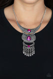 Lunar Enchantment Pink Paparazzi Necklace All Eyes On U Jewelry