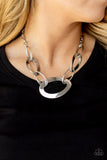 METALHEAD Count - Silver Paparazzi Necklace All Eyes On U Jewelry