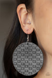 WEAVE Me Out Of It - Silver Paparazzi Earrings