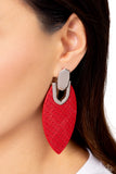 Wildly Workable - Red Paparazzi Earrings All Eyes On U Jewelry
