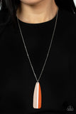 Grab a Paddle Orange Paparazzi Necklace