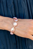 Nostalgically Nautical Rose Gold Paparazzi Bracelet All Eyes On U 