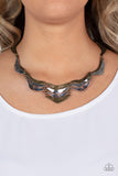 Mixed Metal Mecca - Brass Paparazzi Necklace All Eyes On U Jewerly