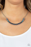Throwing SHADES Blue Paparazzi Necklace All Eyes On U jewelry Store