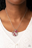 Seasonal Sophistication - Pink Paparazzi Necklace All Eyes On U Jewelr