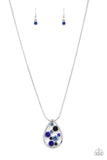 Seasonal Sophistication - Blue Paparazzi Necklace All Eyes On U Jewelr