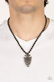 Get Your ARROWHEAD in the Game Black Paparazzi Necklace All Eyes On U 