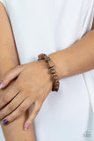 Timber Trendsetter - Brown Paparazzi Bracelet All Eyes On U Jewelry 
