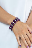Starlight Reflection - Purple Paparazzi Bracelet All Eyes On U Jewelry
