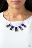 Paparazzi Necklace-Celestial Royal - Blue All Eyes On U Jewelry Store