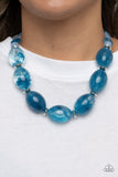 Belle of the Beach - Blue Paparazzi Necklace All Eyes On U Jewelry