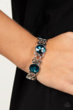 Devoted to Drama Blue Paparazzi Bracelet All Eyes On U Jewelry 