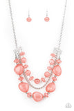 Oceanside Service Pink Paparazzi Necklace All Eyes On U Jewelry