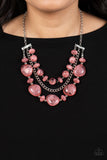 Oceanside Service Pink Paparazzi Necklace All Eyes On U Jewelry