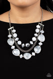 Oceanside Service White Paparazzi Necklace All Eyes On U Jewelry Store