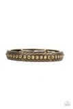 Risk-Taking Twinkle - Brass Paparazzi Bracelet All Eyes On U Jewelry