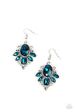 Glitzy Go-Getter Blue Paparazzi Earrings All Eyes On U Jewelry Store