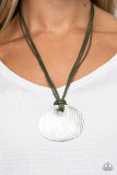 Rural Reflex - Green Paparazzi Necklace All Eyes On U Jewelry